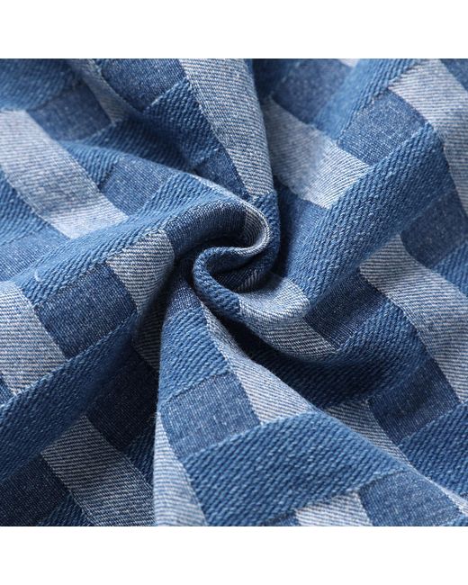 VERYRARE Blue Criss-Cross Pants for men