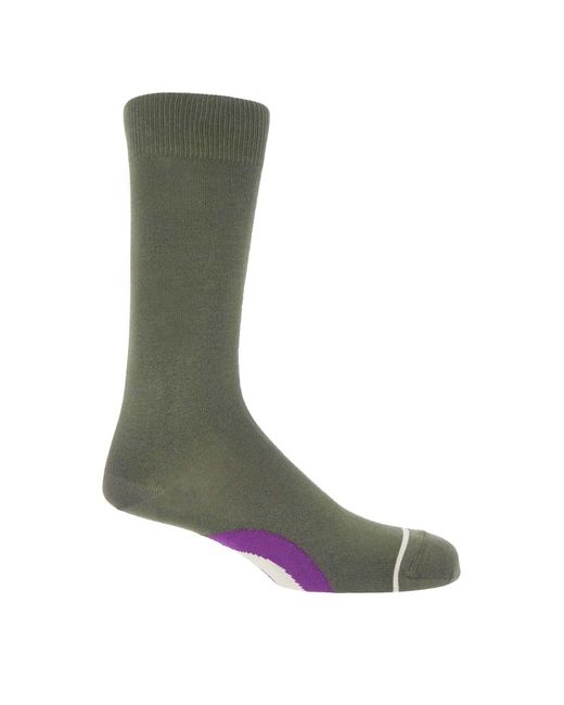 Peper Harow - Made in England Green Big Target & Peace Socks Bundle for men