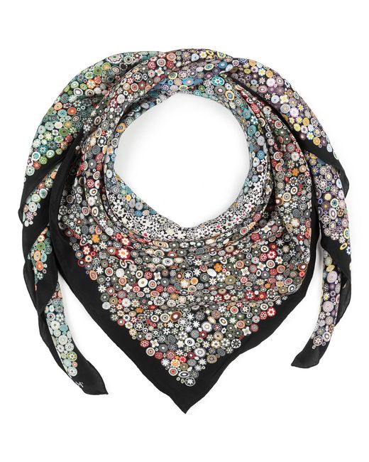 Kueen Gray Silk Scarf