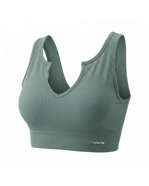 Bellaria Brown Cabernet Sculpt Sports Bra- Cream