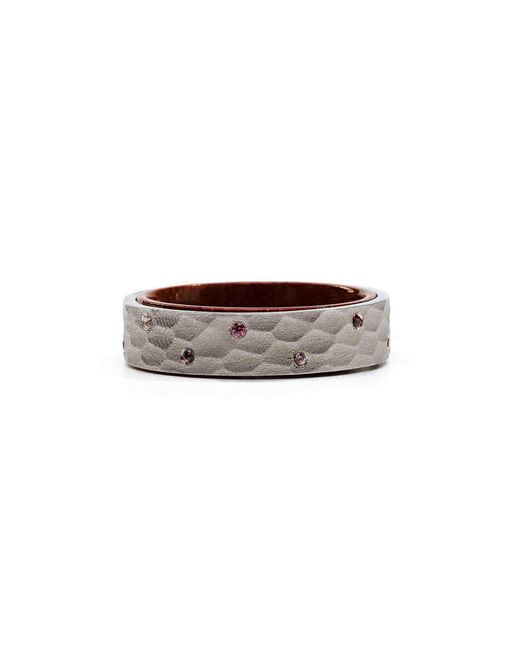 German Kabirski Metallic Nuptia Mixed Sapphire Ring