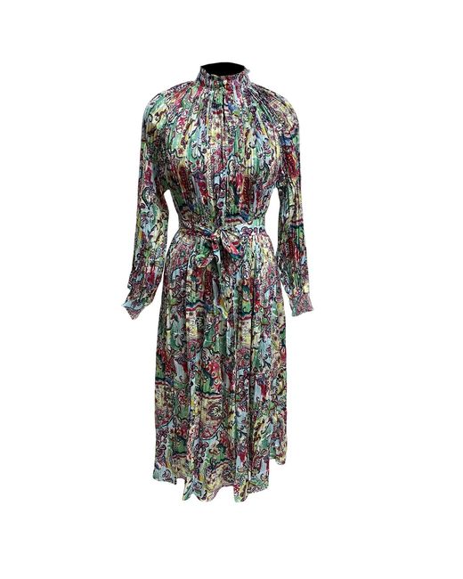 Zasta Studio Black Summer Print Edition Dress Eight