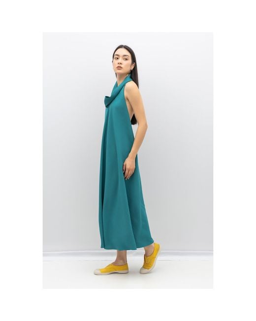 Bianca Popp Green Bareback Dress