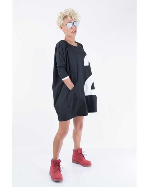 Clothes by Locker Room Black Casual Tunic Dress