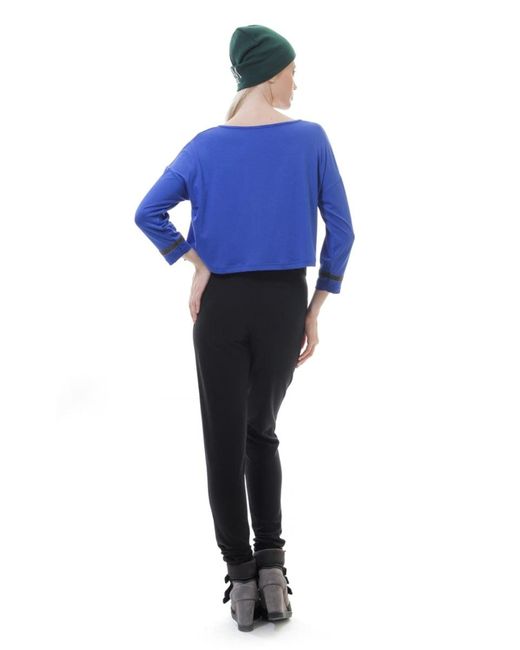 Conquista Blue 2-Young Crop Top Royal