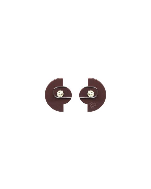 Gissa Bicalho Metallic Acrylic Handmade Earring L Empire
