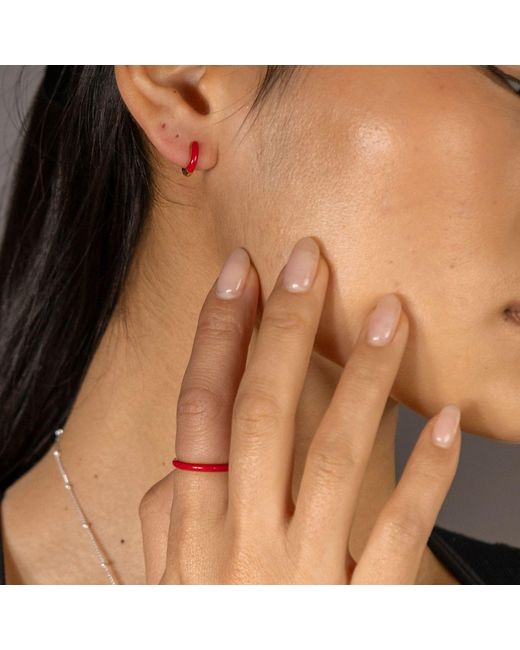 Claire Hill Designs Red Cherry Enamel Ring