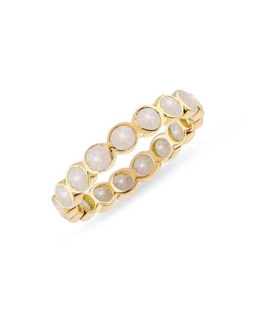 Auree Jewellery White Ortigia Moonstone Vermeil Ring