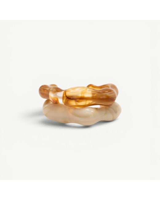 Miss Cecilia White Neutrals Solea Bangle