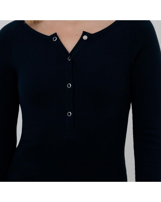 The Koozy Blue Maternity Palma Long Sleeve One-Piece