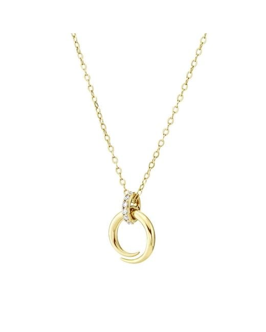 Dinny Hall Metallic Toro Horn Loop Pendant