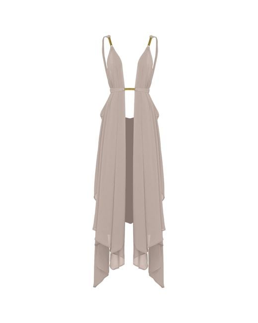ANTONINIAS Natural Neutrals Clementine Beach Cover-Up