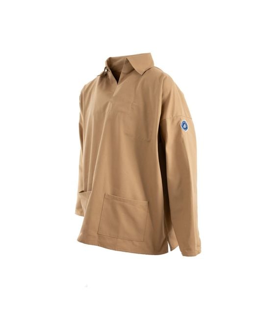 Arthur Beale Natural Open Neck Sailors' Smock for men