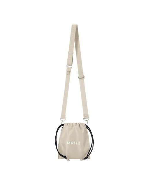MARHEN.J Natural Recycled Nylon Mini Cross Bag