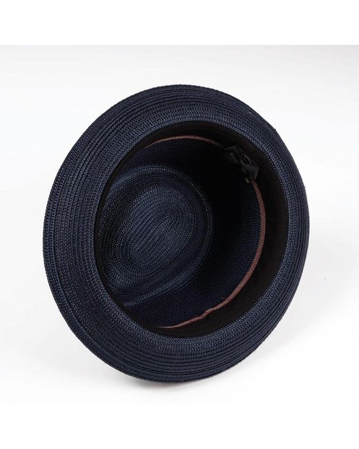 Dasmarca Hats Blue Dasmarca Jordan Lightweight Trilby Two Tone Summer Packable Hat For for men
