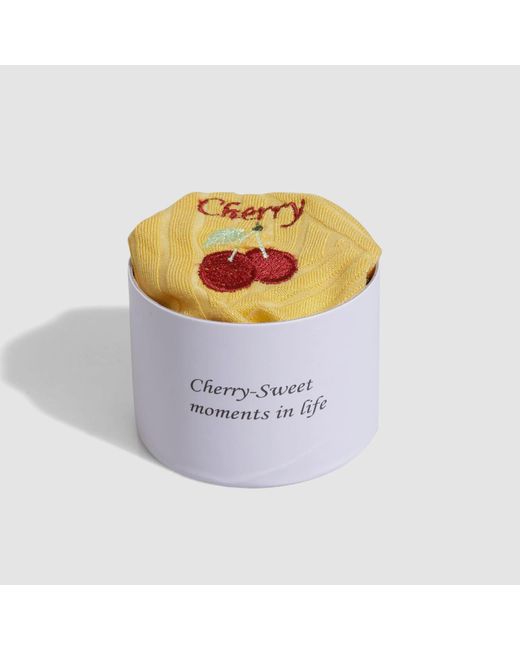House of Silk Yellow Cherry Panty