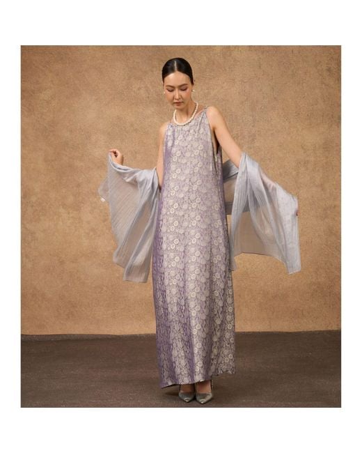 Silk and Bears Gray Silk Scarf – Hand-Dyed Mulberry Silk Shawl, Wedding & Evening Wrap