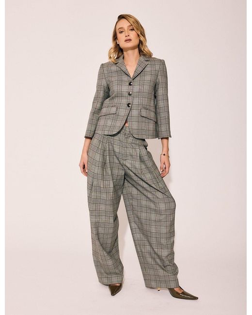 Lindsay Nicholas New York Gray Madison Avenue Trouser
