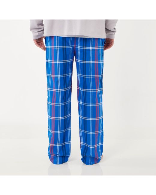 Lounge Blue Soft, Breathable Organic Brushed Cotton Loungewear Trousers for men