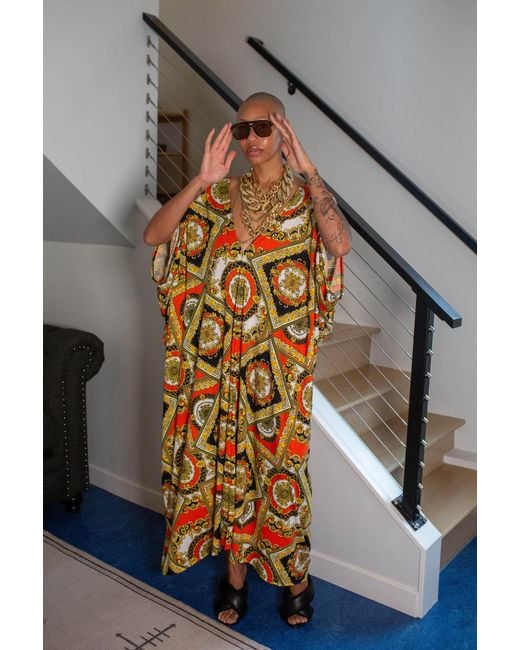 Jennafer Grace Metallic Vecchio Palace Caftan