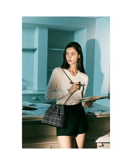MARHEN.J Black Cannes Tweed