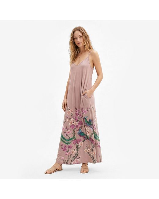 Aloha From Deer Pink Sakura Song Maxi Dress