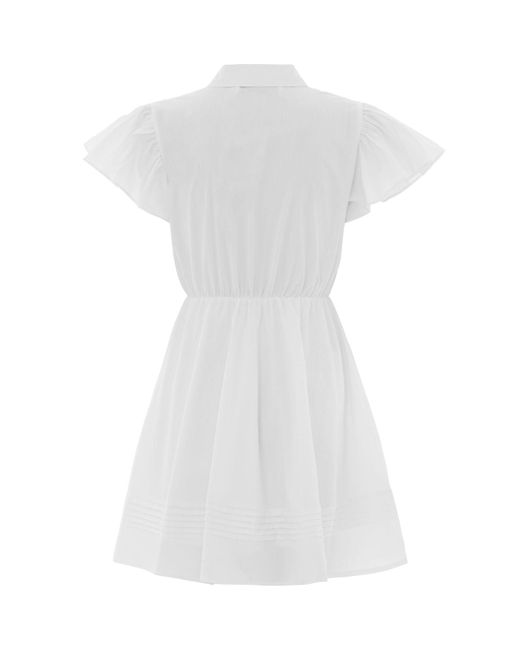 Hortons England White The Henley Mini Dress