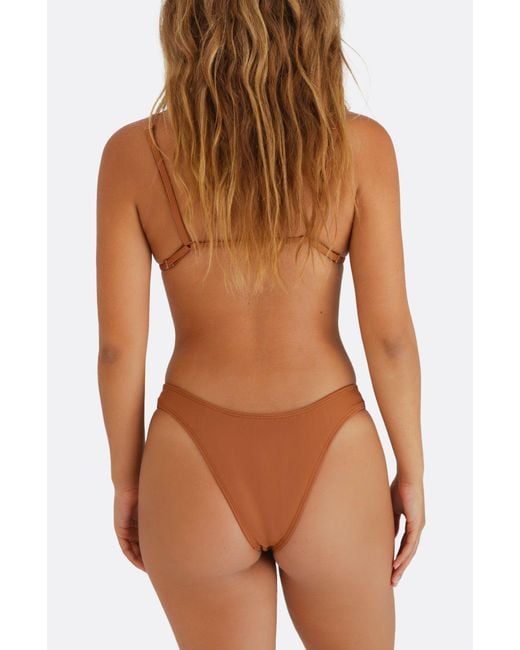 Minimale Animale Brown Mirage Bikini Top