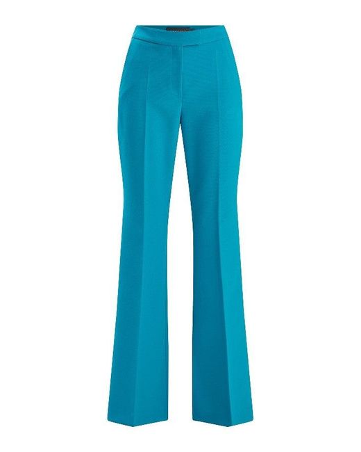 Exquise Blue High Waisted Pants