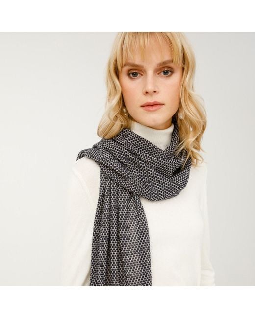 Mohair&Angora Black Midas Scarf