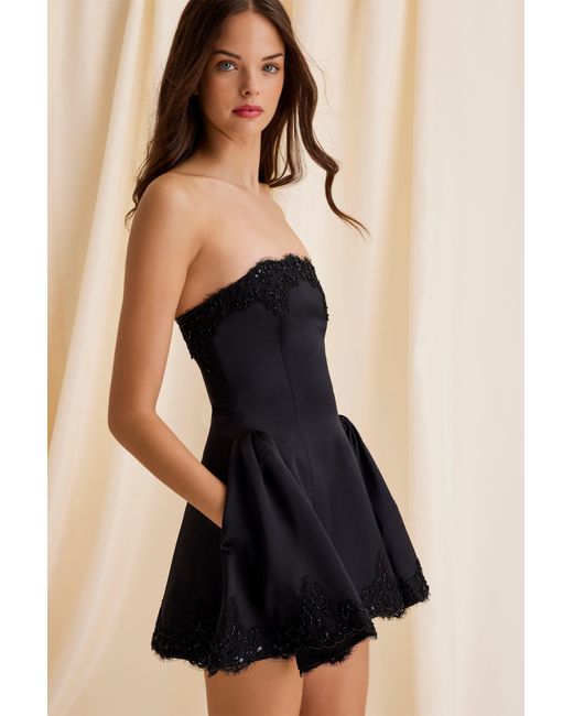 Scarlett Gasque Black Phantom Mini Dress