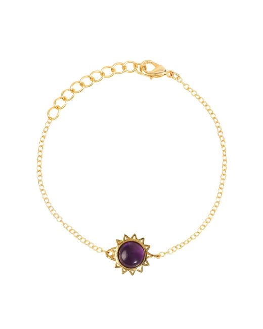 Lila Rasa Multicolor Amethyst February Birthstone Brings Good Luck, Stability & Intuition Jewellery Set Necklace, Earrings & Bracelet