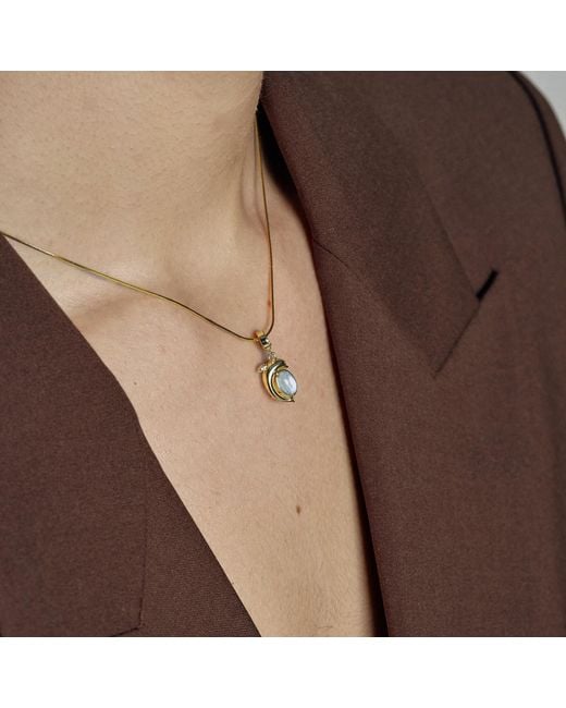 Freqnc Atelier Metallic Mini Dolphin Charm