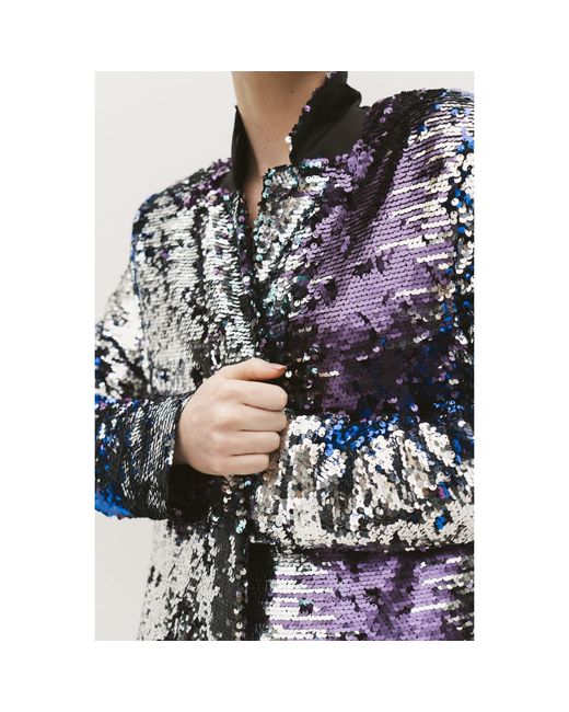 Roqaia Fashion House Blue Midnight Jacket
