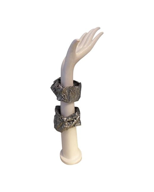 Romer Millinery Multicolor Morphy Moldable Cuff Pewter Set Of Two