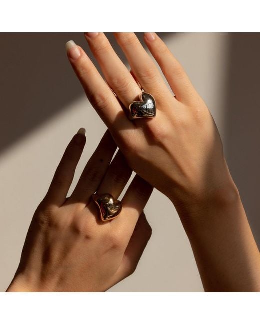 Leeada Jewelry White That's So Goode Heart Ring