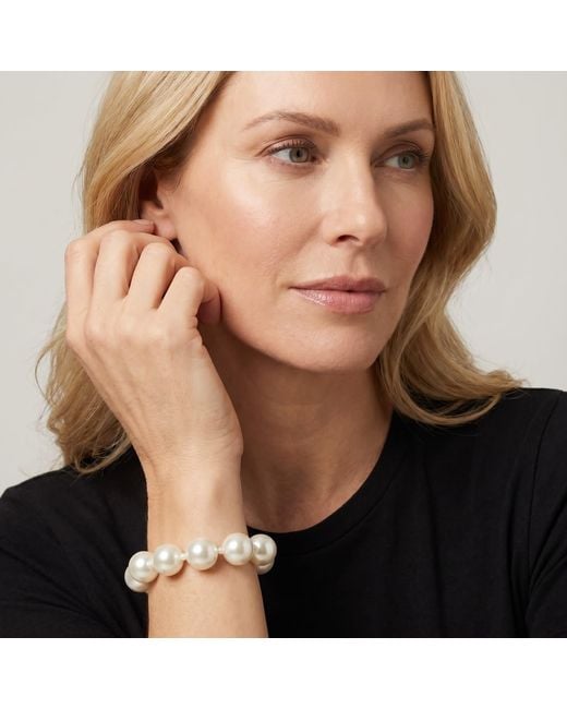 Otazu Metallic Classic Pearl Bracelet