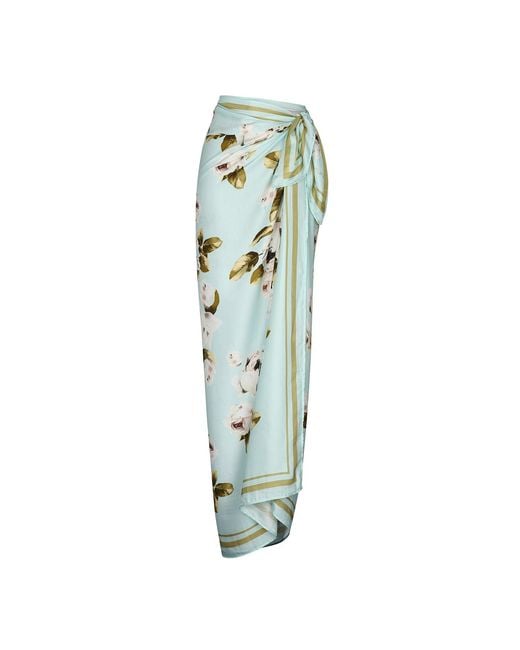 Aguaclara Green Pareo Scarf Jardins