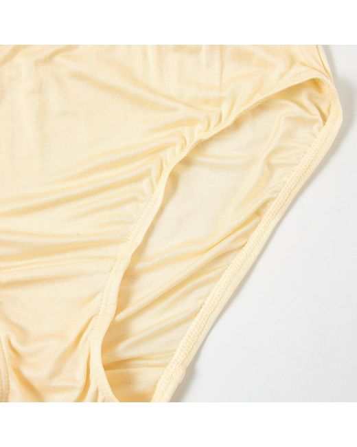 Soft Strokes Silk Natural Set Of Two Knitted Silk Mid Rise French Cut Pantie Shimmer Collection