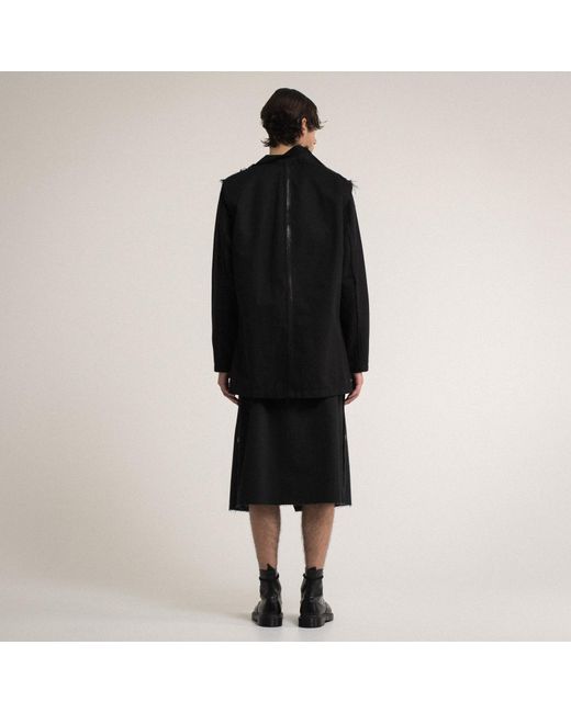 ZSIGMOND Black Core Skorts for men