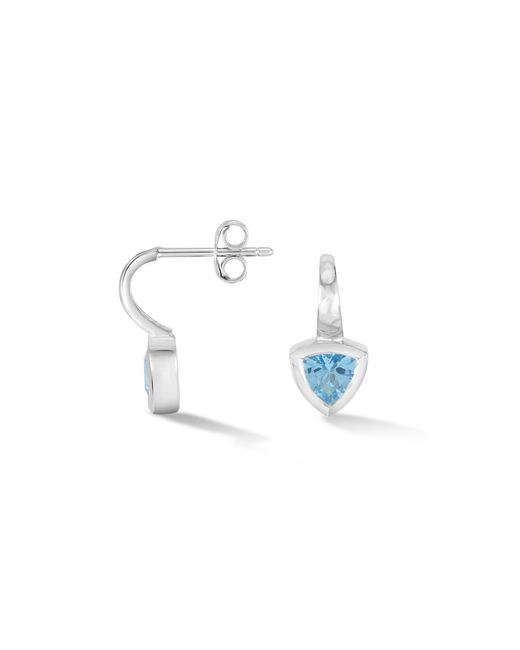 Dower & Hall Blue Topaz Trillion Tutti Frutti Earrings