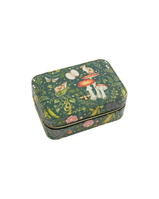 Fable England Green Fable Into The Woods Large Jewellery Box