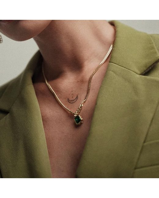 Retro Chic Metallic Chain Necklace