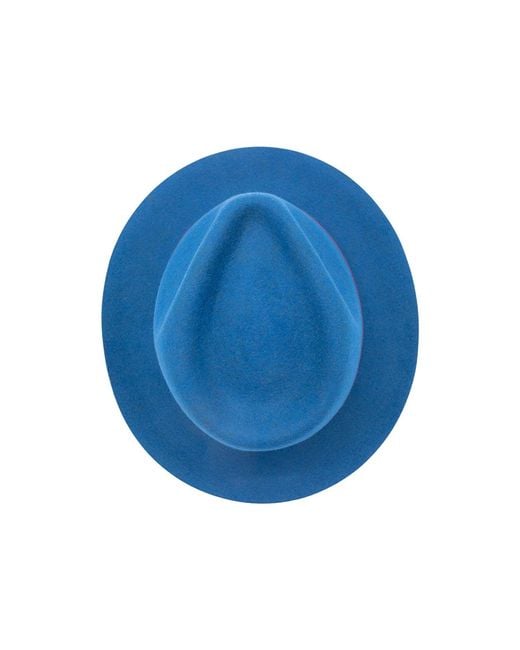 DORIA 1905 Blue Light Lapin Felt Drop Hat