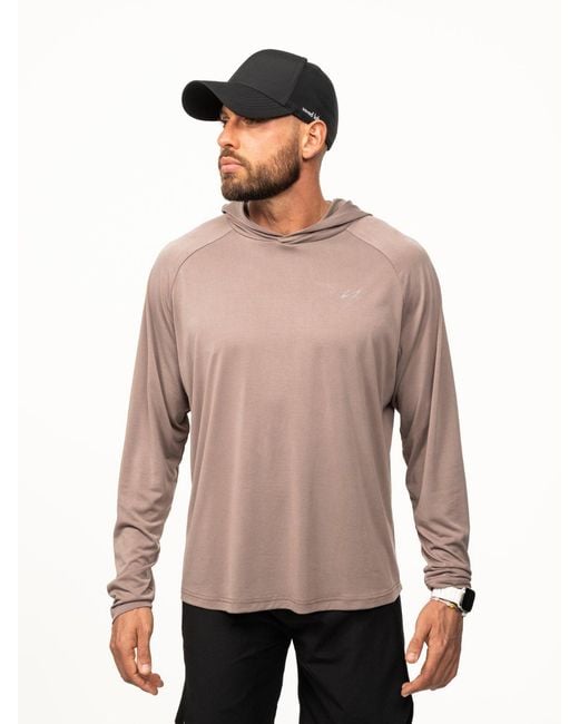 Saved Lab Brown Neutrals Light Hoodie for men