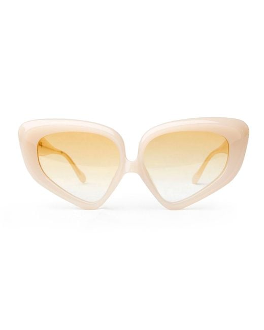 Loop and Egg Women's Natural Sunglasses L A G Two Cream