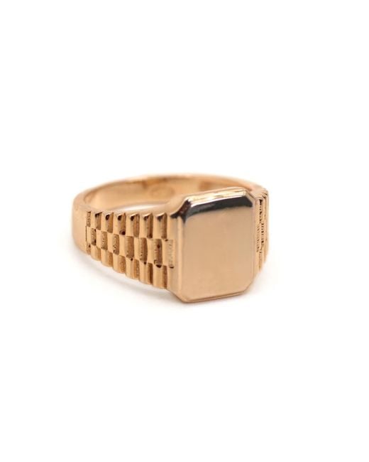 VicStoneNYC Fine Jewelry Natural Signet Rose Solid Ring for men