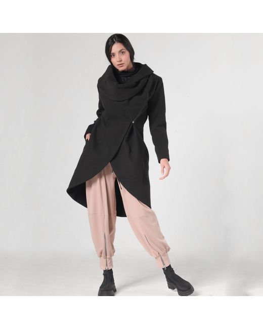 Metamorph Black Soft Winter Coat