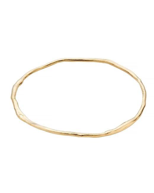 Posh Totty Designs Metallic Gold Plated Molten Bangle