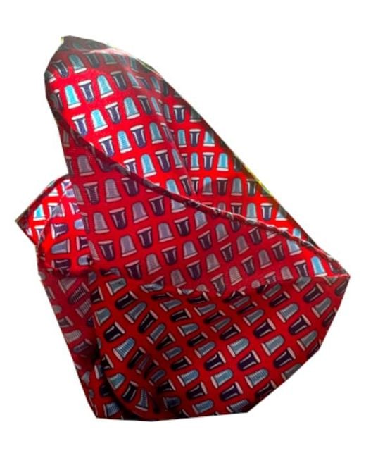 Lazyjack Press Red Flip Cup Pocket Square for men